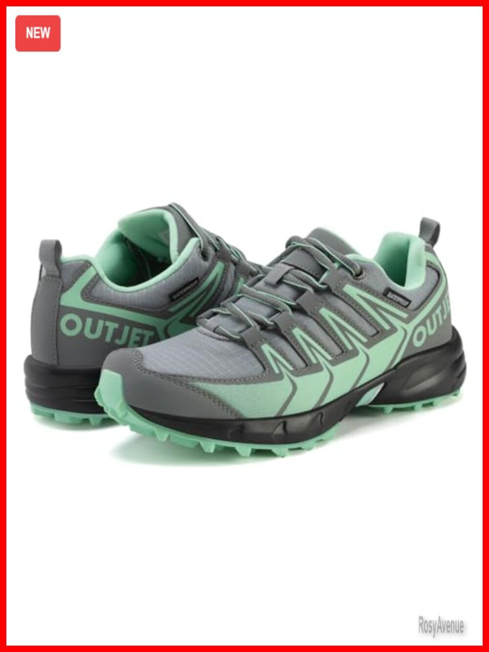 Waterproof Hiking Shoes Lightweight Leather Mesh Women's Outdoor